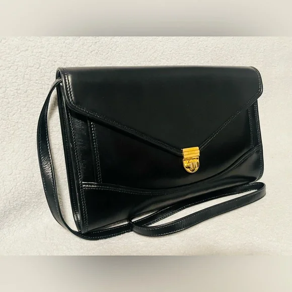 Bally Black Leather Turn lock Shoulder/Crossbody - Picture 2 of 14